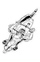 Action Man kleurplaat 6